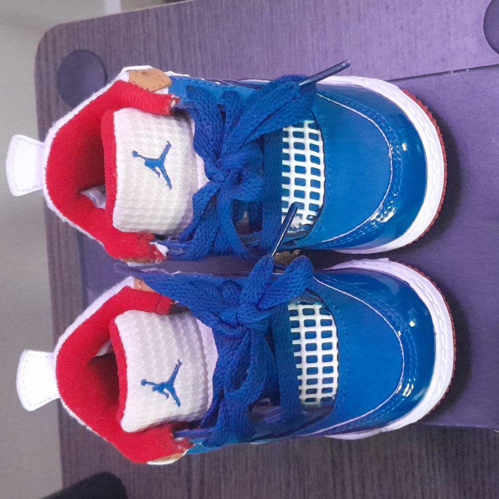 Jordan 4 Retro Messy Room Baby Toddler Sneaker Size 4C Nike Basketball Shoes EUC
